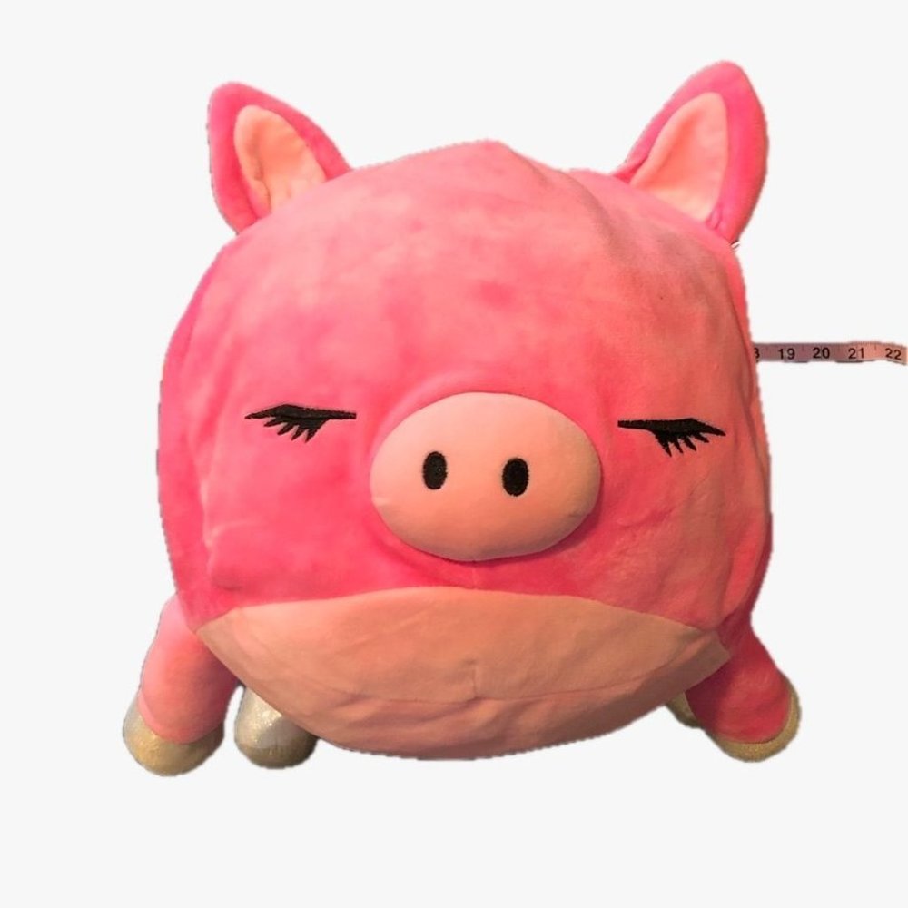 Squishmallows Kellytoy "Joy" Pink Flying Pig Large 20" Justice Store Exclusive 2